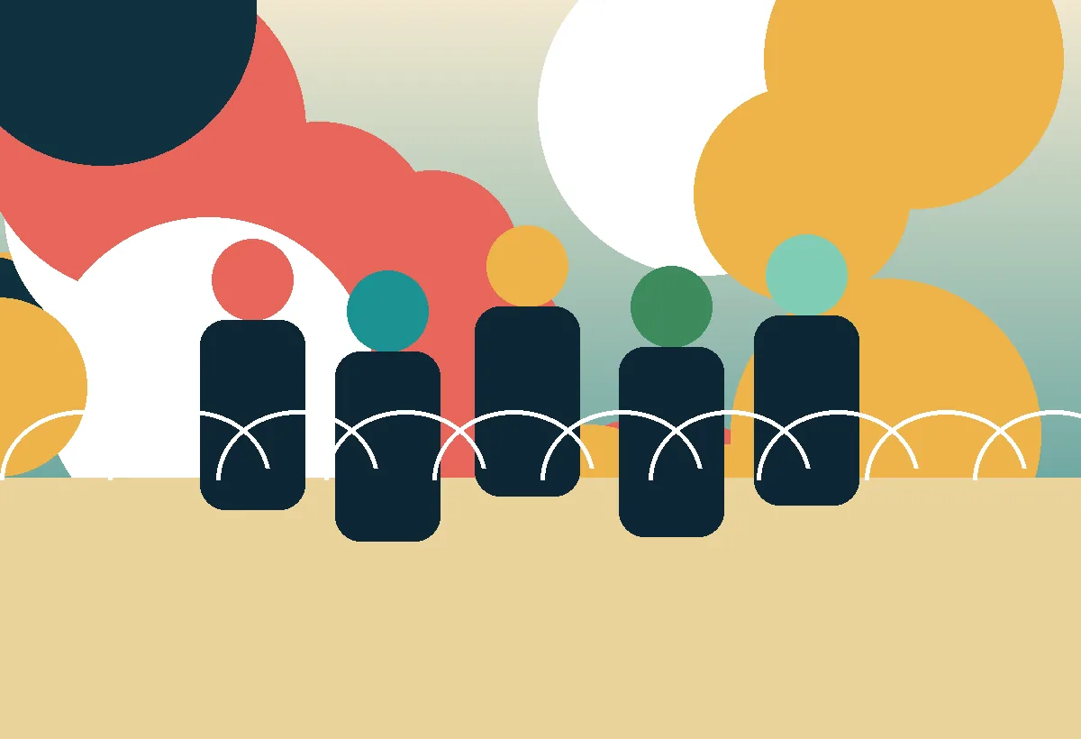 Community stakeholder meeting illustration